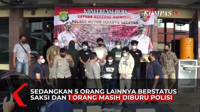 Ini Tampang Pelaku Geng Motor Pengeroyok Polisi di Cilandak