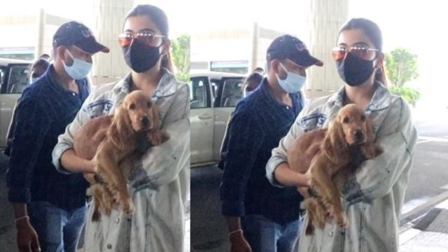 Rashmika Mandanna ने Airport पर Media Persons को देख की ये हरकत, Viral Video! | FilmiBeat