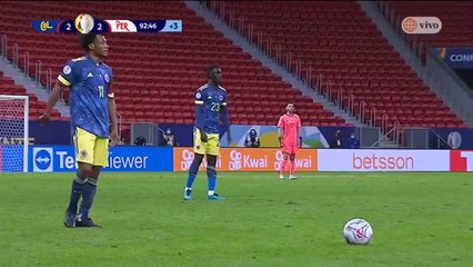 Luis Diaz 2nd Goal - Colombia Vs Peru (3-2) - Copa America 09/07/2021