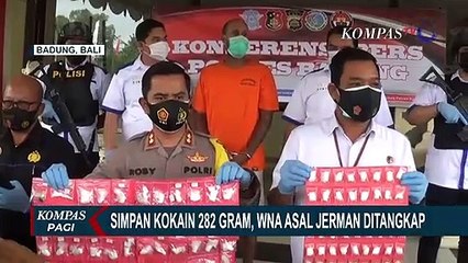 Bule Jerman Ditangkap Usai Simpan Kokain 282,01 gram, Akui Dapat Secara Online