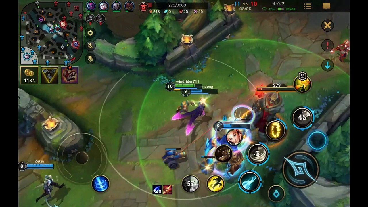 League of Legends: Wild Rift Gameplay - Ezreal Outplays and We Messed Up