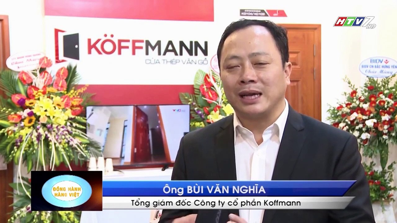 Cửa thép vân gỗ Koffmann _ Đồng hành hàng Việt _ HTV7