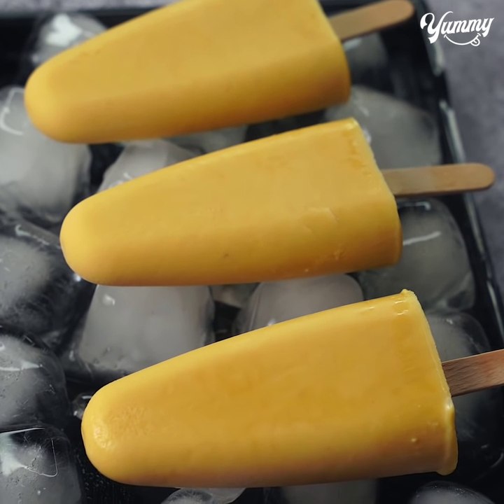 3 ingredient Mango Malai Ice Cream - Rich Creamy Mango Malai Ice cream Recipe - Yummy