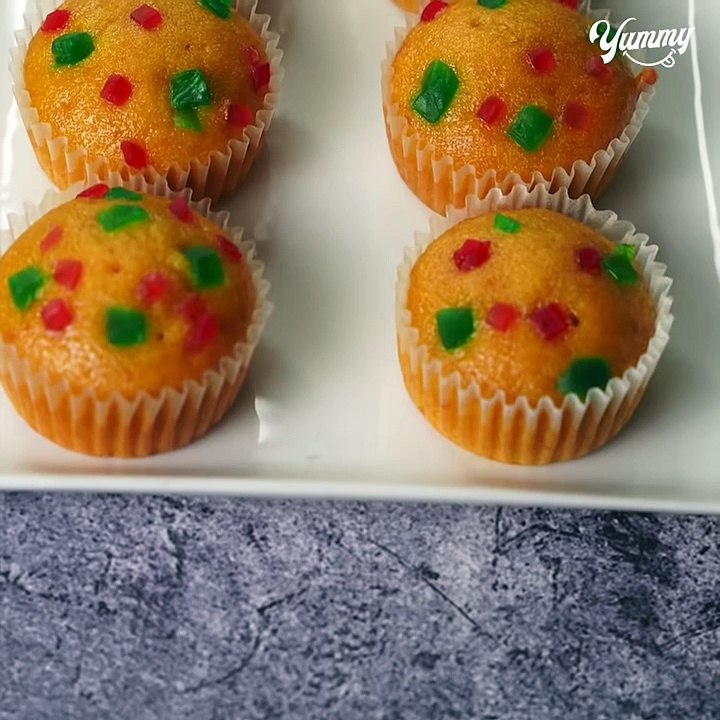 Mango Cup Cake in Blender - Mango Cup Cake Recipe Without Oven - Yummy