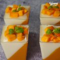 Mango Panna Cotta Recipe - Easy No Bake Dessert Recipe - Yummy