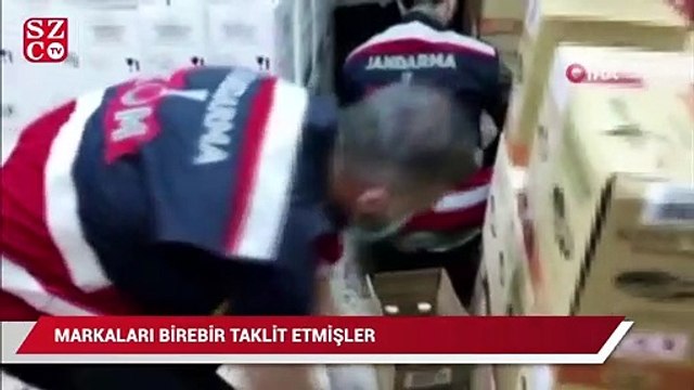İstanbul'da sahte içki operasyonu: Markaları birebir taklit etmişler