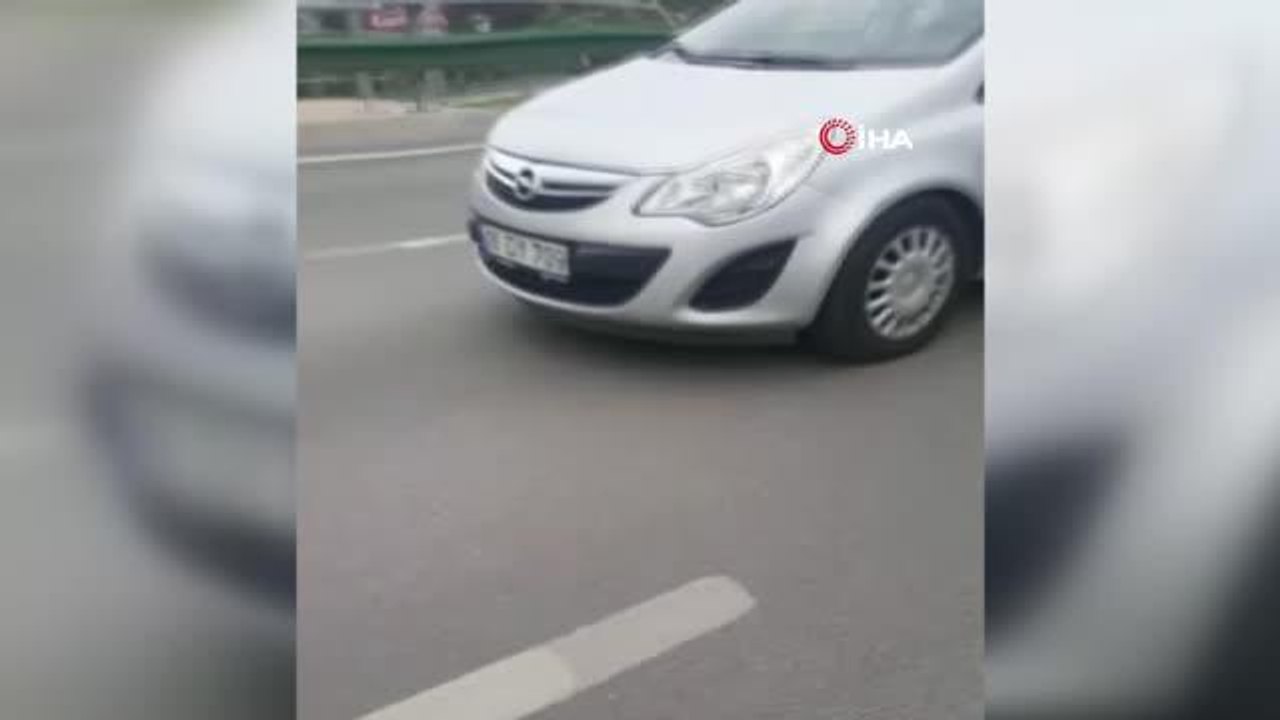 Bursa'da pes dedirten olay...Kucağında bebeğiyle yoğun trafikte kilometrelerce yol gitti