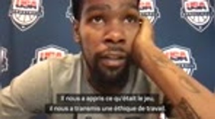 USA - Durant : "Honorer la mémoire de Bryant"