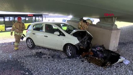 KAZA YERİNE KOŞTU, EŞİ İÇİN GÖZYAŞI DÖKTÜ