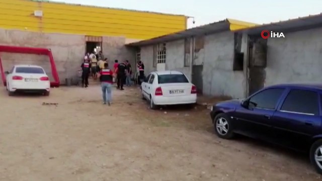 Horoz dövüştürülen çiftliğe baskın...Jandarma ekiplerinden böyle kaçmaya çalıştılar