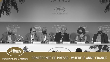 WHERE IS ANNE FRANCK - CONFERENCE DE PRESSE - CANNES 2021 - VF