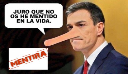 Pedro Sánchez, la máquina de mentir, también mintió sobre la crisis de Gobierno