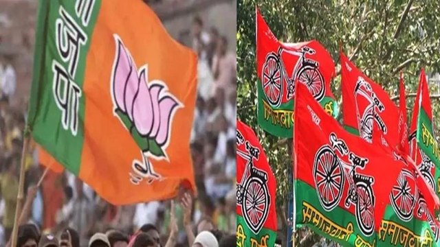 SP and BJP clashes over election during voting in Amroha