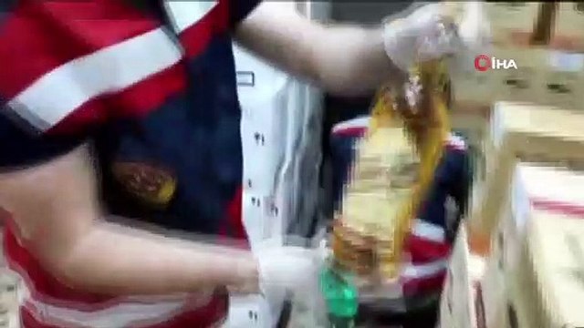 İstanbul'da sahte içki operasyonu: Markaları birebir taklit etmişler