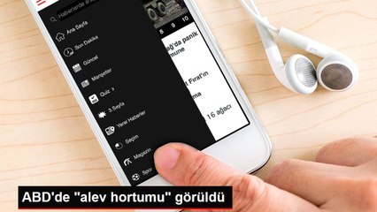 ABD'de "alev hortumu" görüldü