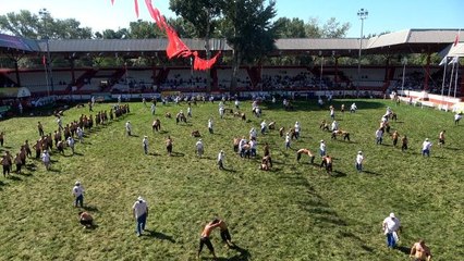 Kırkpınar'da 54 başpehlivan kol bağladı