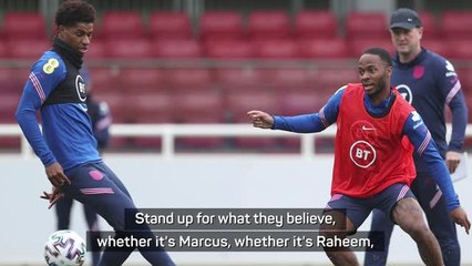 Heskey proud of an England squad that stands up for what's right