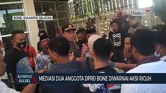 Hendak Dimediasi, 2 Anggota DPRD Bone Ini Malah Kembali Nyaris Adu Jotos