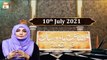 Fazail E Maah O Saal - Dr. Zunaira Amber - 10th July 2021 - ARY Qtv