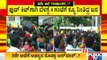 Workers Gather In Large Numbers To Receive Food Kits Distributed By Labour Department In Raichur