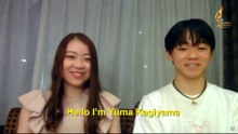 Rika Kihira 紀平梨花, Yuma Kagiyama 鍵山優真 - ISU Skating Awards 2021 Interview