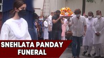 Chunky Pandey's Mother Snehlata Panday Funeral