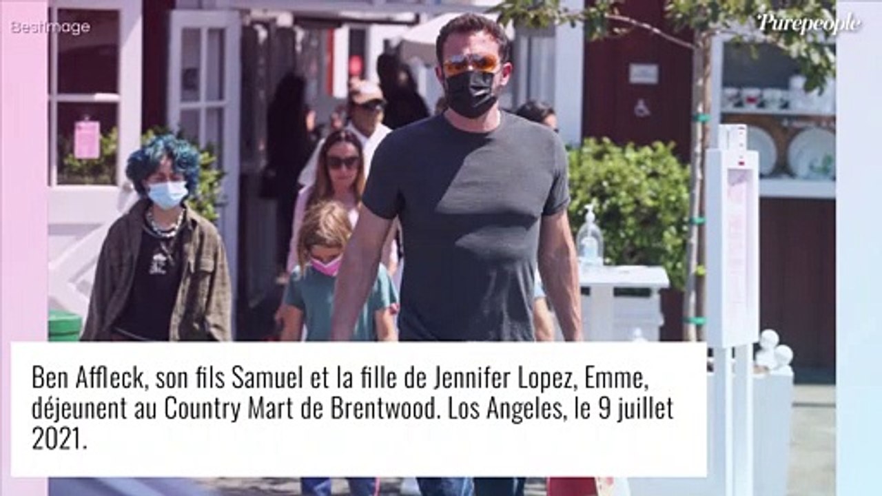 Jennifer Lopez en couple avec Ben Affleck : sortie avec les enfants, les cheveux bleus de sa fille détonnent