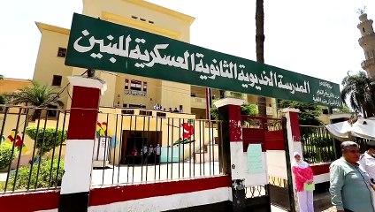 جولة وزير التربية والتعليم بمدرسة الخديوية الثانوية في أول أيام امتحانات الثانوية العامة الدور الأول