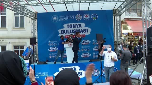 Bakan Kurum: Trabzon demek çelik gibi güçlü milli irade demek