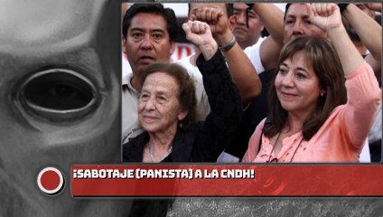 ¡Sabotaje (PANISTA) a la CNDH!