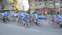 Ömer Halisdemir 5. Ulusal Bisiklet Turu'na katılan sporcular Kütahya'ya geldi