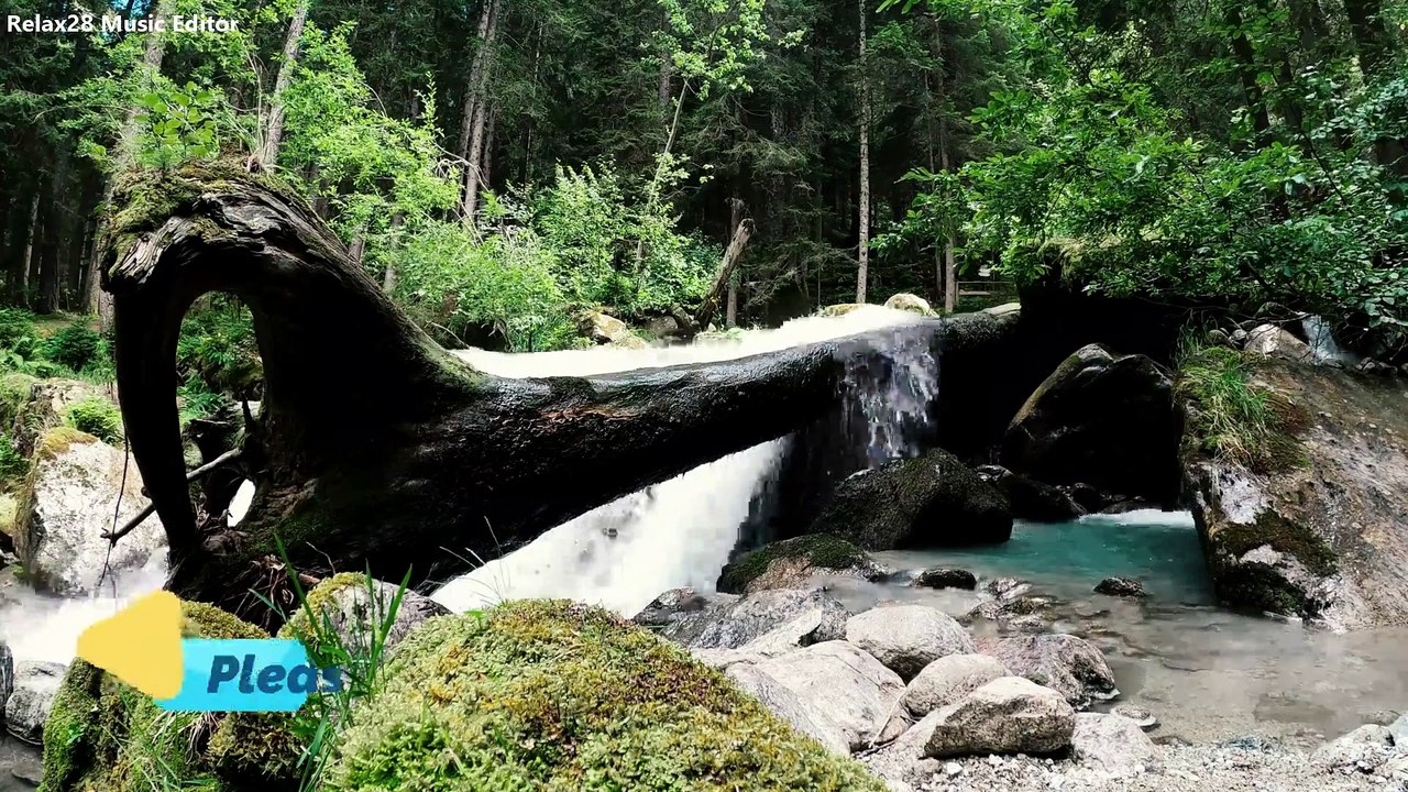 Waterfall, mindfulness, ambiance, relaxing, meditation, nature