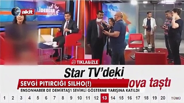 Demirtaş'ı sevimli gösterme yarışına Ensonhaber de katıldı