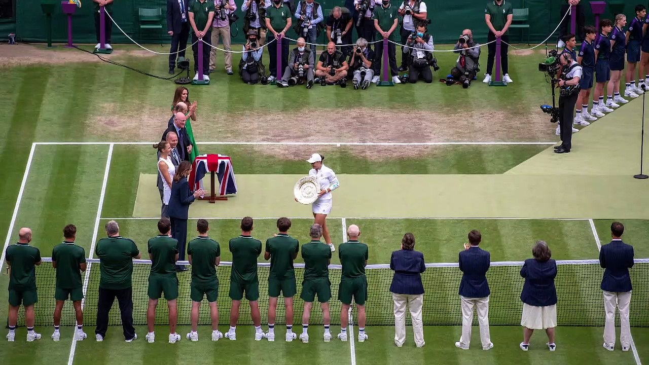 Tennis: Australierin Barty gewinnt in Wimbledon
