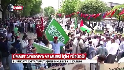 Ümmet Ayasofya Camii için kıyamda