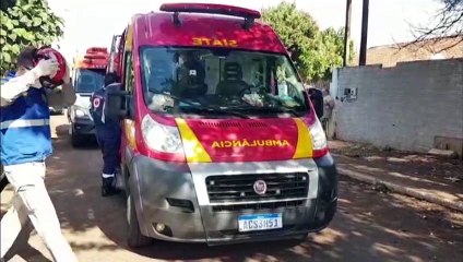 Gestante é socorrida pelo Samu e Siate em 'engavetamento' de veículos na Rua Apinajés, no Paulo Godoy