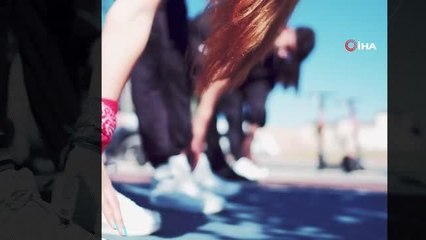 Belediye Başkanı Bilgin, scooter'a binerek gençlerle yarıştı