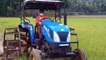 New Holland Excel 4710 2WD | Tractor Agricultur Food Rice Farming Mud Stunt | Amazing Power Performance