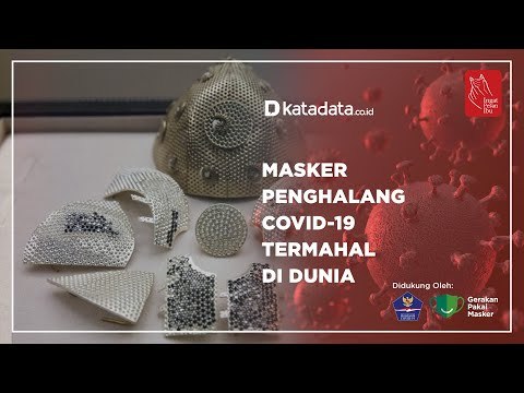 Masker Penghalang Covid-19 Termahal di Dunia | Katadata Indonesia