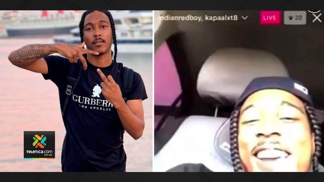 tn7-Rapero graba su propia muerte- Indian Red Boy fue asesinado mientras hacía un en vivo-170721