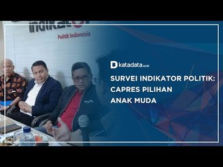 Survei Indikator Politik: Capres Pilihan Anak Muda | Katadata Indonesia