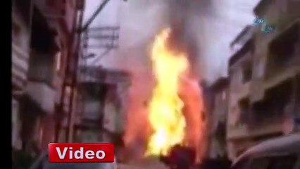 Bursa'daki doğalgaz patlaması sonrası mahalle savaş alanına döndü