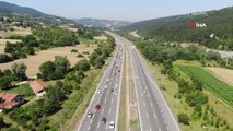 Bayram trafiği yoğunluğu devam ediyor