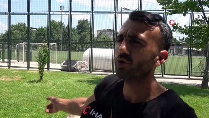 Kurbanlık düve spor tesisine girdi