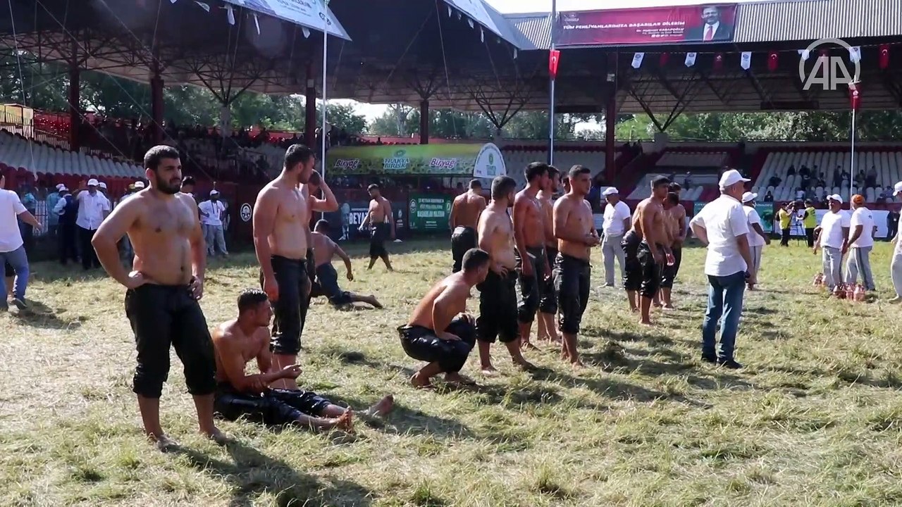 660. Tarihi Kırkpınar Yağlı Güreşleri'nde son gün müsabakaları başladı