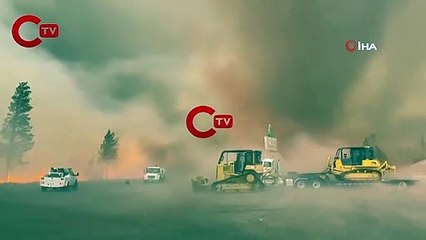 ABD'de "alev hortumu" görüldü