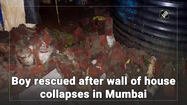 Boy rescued after wall of house collapses in Mumbai
