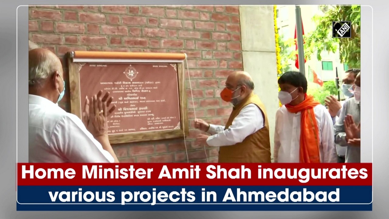 Home Minister Amit Shah inaugurates various projects in Ahmedabad