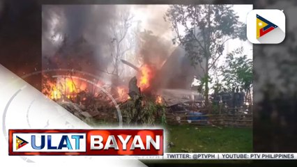 Ilang parte ng bumagsak na C-130 aircraft, dadalhin sa Cebu para sa mas malalim na imbestigasyon; black box na naglalaman ng flight recording, dinala na sa U.S kahapon