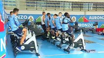 Lazio, l'allenamento della mattina qui da Auronzo, giorno due